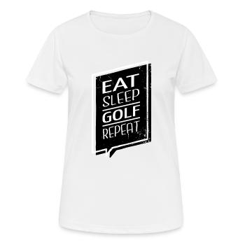 sport putter golfdad golfgift drôles de bowling blagues - T-shirt respirant Femme - blanc - Devant - AI Model Female 172 dark (172cm)