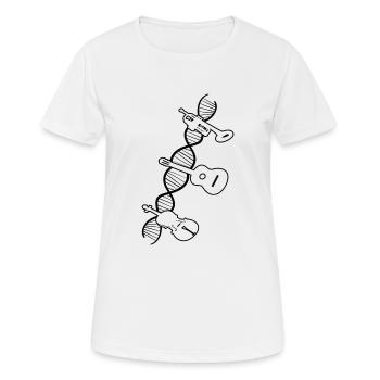 Musik Music Musiklehrer Spruch Musizieren Musiker - Frauen T-Shirt atmungsaktiv - Weiß - Vorne - AI Model Female 172 dark (172cm)