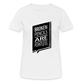 birthday bmx awesome reading copywriter gift book - Women's Breathable T-Shirt - white - Front - AI Model Female 172 dark (172cm)