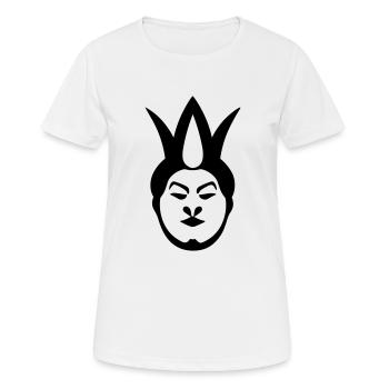 clown - Women's Breathable T-Shirt - white - Front - AI Model Female 172 dark (172cm)