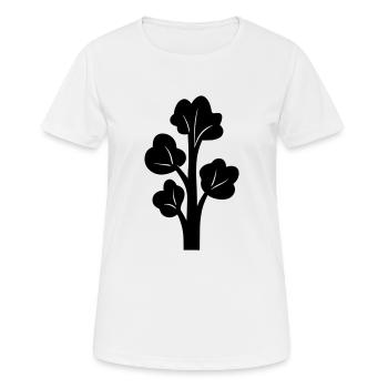 brocoli - T-shirt respirant Femme - blanc - Devant - AI Model Female 172 dark (172cm)