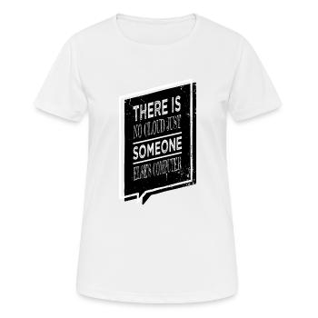 hacking gift idea hacking computer analyst - Women's Breathable T-Shirt - white - Front - AI Model Female 172 dark (172cm)