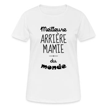 Großmütter / Oma / Mami / Großmutter / Mamy - Frauen T-Shirt atmungsaktiv - Weiß - Vorne - AI Model Female 172 dark (172cm)