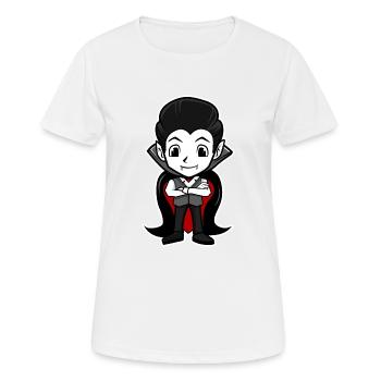 Vampire - T-shirt respirant Femme - blanc - Devant - AI Model Female 172 dark (172cm)