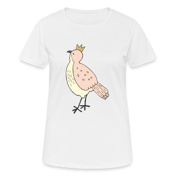 Roi des oiseaux - T-shirt respirant Femme - blanc - Devant - AI Model Female 172 dark (172cm)