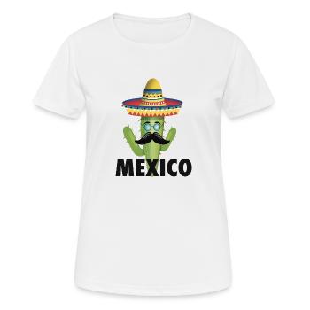 Mexique - T-shirt respirant Femme - blanc - Devant - AI Model Female 172 dark (172cm)