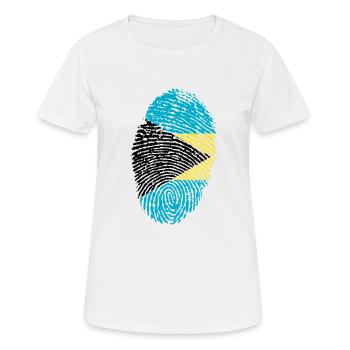 Bahamas - T-shirt respirant Femme - blanc - Devant - AI Model Female 172 dark (172cm)