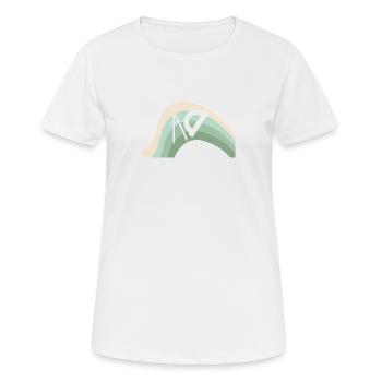 Architecte d’architecture Ingénieur d’études - T-shirt respirant Femme - blanc - Devant - AI Model Female 172 dark (172cm)