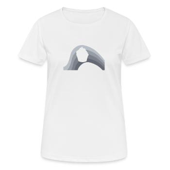 Muffins au four - T-shirt respirant Femme - blanc - Devant - AI Model Female 172 dark (172cm)