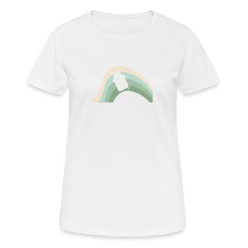 Backwaren Cupcake - Frauen T-Shirt atmungsaktiv - Weiß - Vorne - AI Model Female 172 dark (172cm)