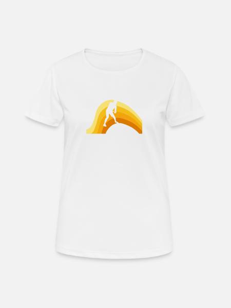 Disque Sport - T-shirt respirant Femme - blanc