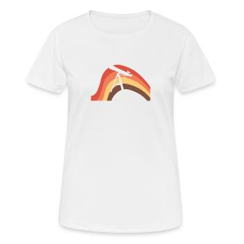 Physicien Astrophysique Corps célestes - T-shirt respirant Femme - blanc - Devant - AI Model Female 172 dark (172cm)