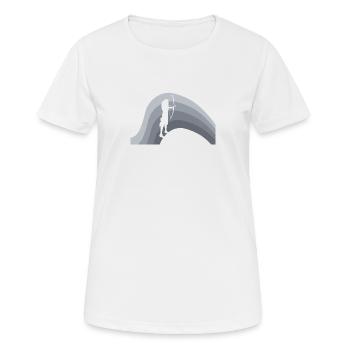 Bogenschießen Bogenschießen - Frauen T-Shirt atmungsaktiv - Weiß - Vorne - AI Model Female 172 dark (172cm)
