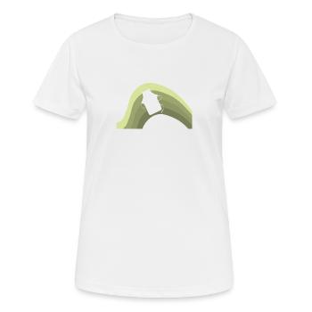 Bäckerei Backwaren - Frauen T-Shirt atmungsaktiv - Weiß - Vorne - AI Model Female 172 dark (172cm)