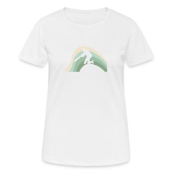 Cricketer Cricketer - Women's Breathable T-Shirt - white - Front - AI Model Female 172 dark (172cm)