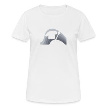 Cuisson du gâteau - T-shirt respirant Femme - blanc - Devant - AI Model Female 172 dark (172cm)