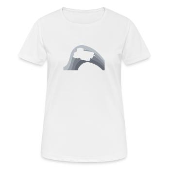 Agriculture Hof - Frauen T-Shirt atmungsaktiv - Weiß - Vorne - AI Model Female 172 dark (172cm)