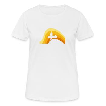 Voiture Vendeur Véhicule Voiture - T-shirt respirant Femme - blanc - Devant - AI Model Female 172 dark (172cm)