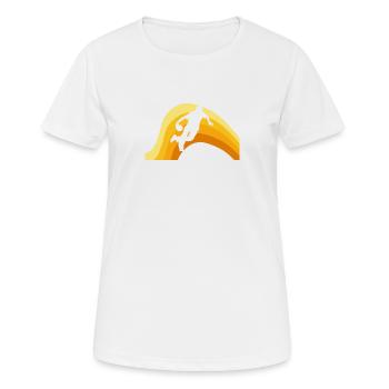 Bowling Bowlen Strike - Women's Breathable T-Shirt - white - Front - AI Model Female 172 dark (172cm)