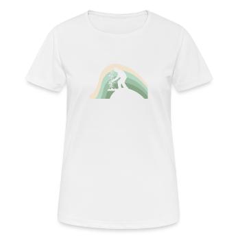 Fleur de jardinage - T-shirt respirant Femme - blanc - Devant - AI Model Female 172 dark (172cm)