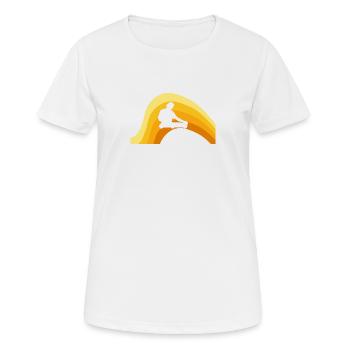 DJ Shuffle - Women's Breathable T-Shirt - white - Front - AI Model Female 172 dark (172cm)