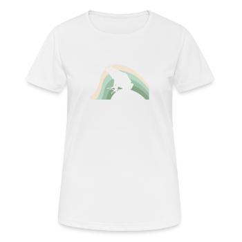 Frosch Lurch Amphibie - Frauen T-Shirt atmungsaktiv - Weiß - Vorne - AI Model Female 172 dark (172cm)
