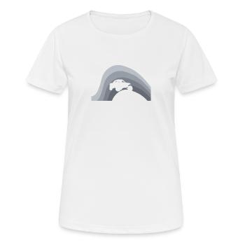 Autocross Sportwagen - Frauen T-Shirt atmungsaktiv - Weiß - Vorne - AI Model Female 172 dark (172cm)