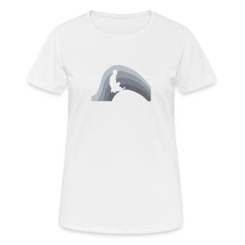 Hundetraining Hundetrainer Hundesport - Frauen T-Shirt atmungsaktiv - Weiß - Vorne - AI Model Female 172 dark (172cm)