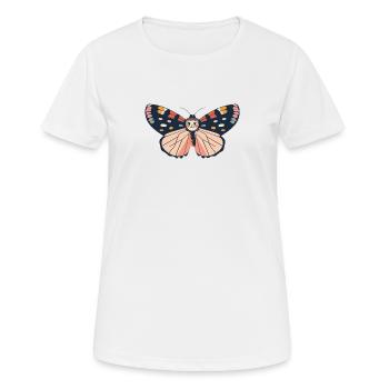 Papillon Été - T-shirt respirant Femme - blanc - Devant - AI Model Female 172 dark (172cm)