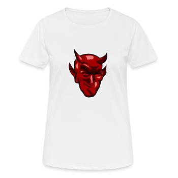 diable - T-shirt respirant Femme - blanc - Devant - AI Model Female 172 dark (172cm)