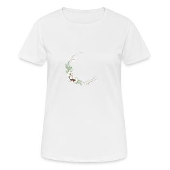 Half wreath Boho customizable - Women's Breathable T-Shirt - white - Front - AI Model Female 172 dark (172cm)