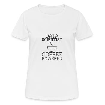 "Data Science" | Data Scientist - Women's Breathable T-Shirt - white - Front - AI Model Female 172 dark (172cm)