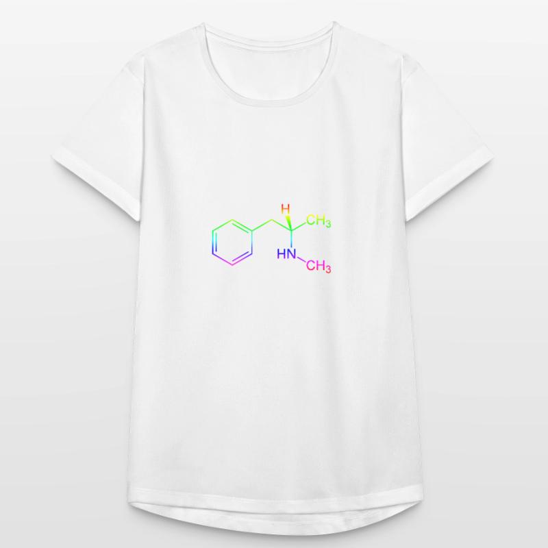 Methamphetamine Crystal Meth structural formula Women's Breathable T-Shirt