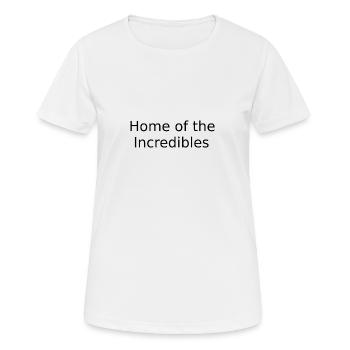 Incroyables - T-shirt respirant Femme - blanc - Devant - AI Model Female 172 dark (172cm)