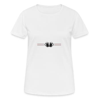 Beer Glass Beer Mug Beer - Women's Breathable T-Shirt - white - Front - AI Model Female 172 dark (172cm)