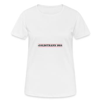 Sables d’or 2024 - T-shirt respirant Femme - blanc - Devant - AI Model Female 172 dark (172cm)