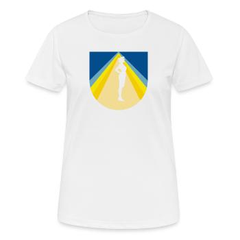 Flight Attendant Flight Attendant - Women's Breathable T-Shirt - white - Front - AI Model Female 172 dark (172cm)