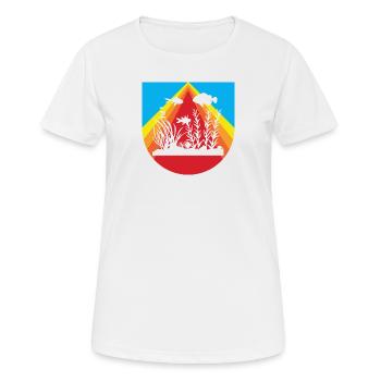 Aquarium Sea - Women's Breathable T-Shirt - white - Front - AI Model Female 172 dark (172cm)