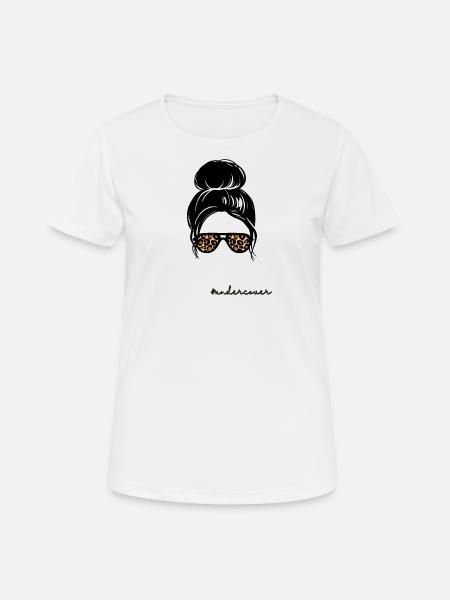 Undercover girl - Women's Breathable T-Shirt - white
