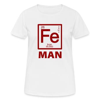 Iron Man - Premium Design - Women's Breathable T-Shirt - white - Front - AI Model Female 172 dark (172cm)
