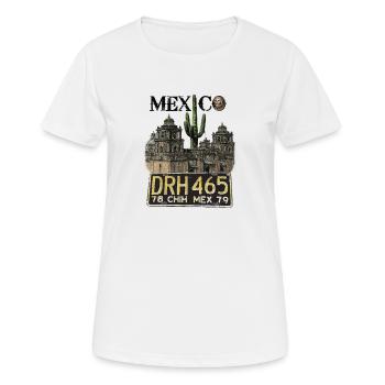 MEXICO - T-shirt respirant Femme - blanc - Devant - AI Model Female 172 dark (172cm)