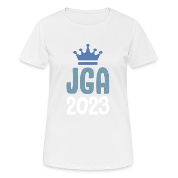 Jga 2023 Junggesellenabschied - Frauen T-Shirt atmungsaktiv - Weiß - Vorne - AI Model Female 172 dark (172cm)