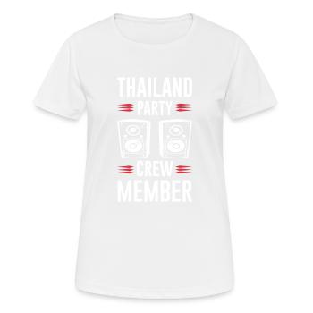 Thailand Party Crew - Frauen T-Shirt atmungsaktiv - Weiß - Vorne - AI Model Female 172 dark (172cm)