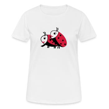Coccinelle - T-shirt respirant Femme - blanc - Devant - AI Model Female 172 dark (172cm)