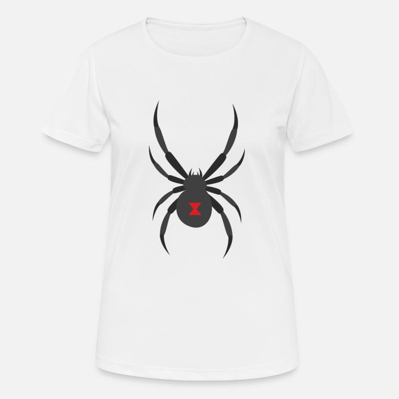 Black widow - Women's Breathable T-Shirt - white