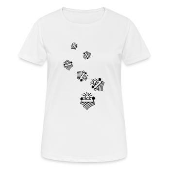 Farm Landwirt - Frauen T-Shirt atmungsaktiv - Weiß - Vorne - AI Model Female 172 dark (172cm)