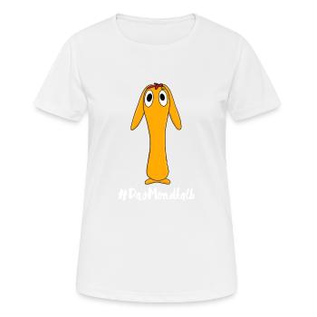 Moon calf Pii - Women's Breathable T-Shirt - white - Front - AI Model Female 172 dark (172cm)