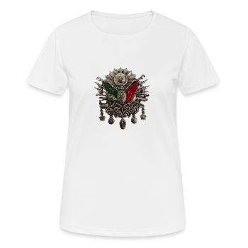 Türkiye Vatan - Frauen T-Shirt atmungsaktiv - Weiß - Vorne - AI Model Female 172 dark (172cm)