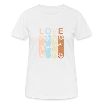 Mallorca - Women's Breathable T-Shirt - white - Front - AI Model Female 172 dark (172cm)