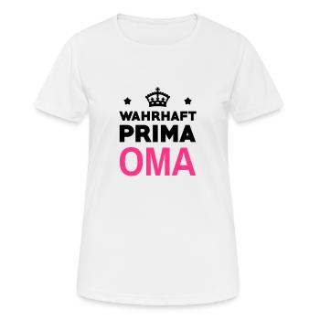 Großmütter / Oma / Mami / Großmutter / Mamy - Frauen T-Shirt atmungsaktiv - Weiß - Vorne - AI Model Female 172 dark (172cm)